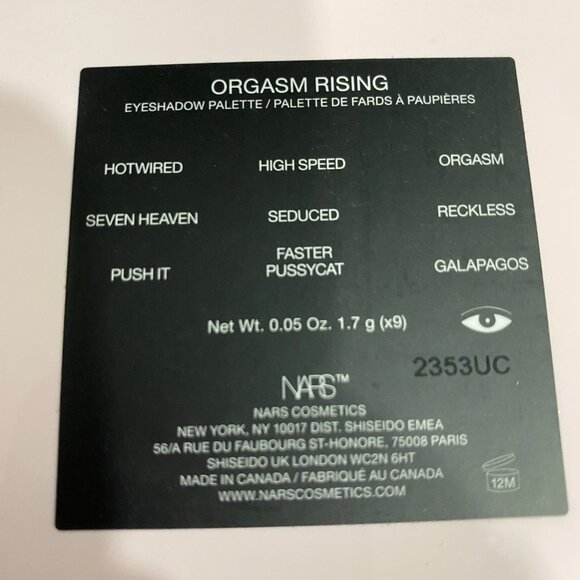 Nars Orgasm Rising Eyeshadow Palette - Picture 7 of 7